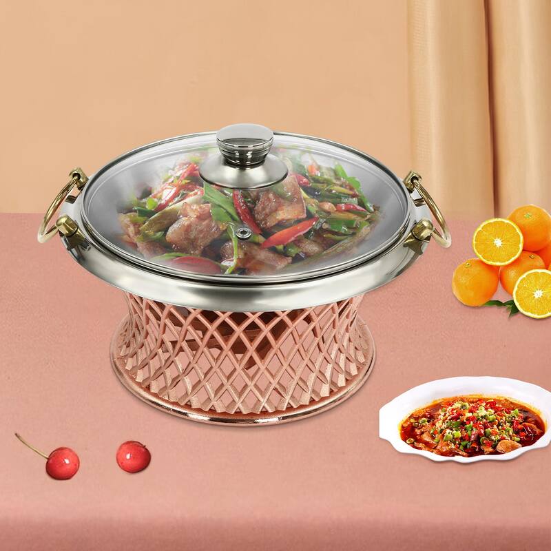 Round Chafing Dish Buffet Set Buffet Warmer Stove Bed Bath & Beyond
